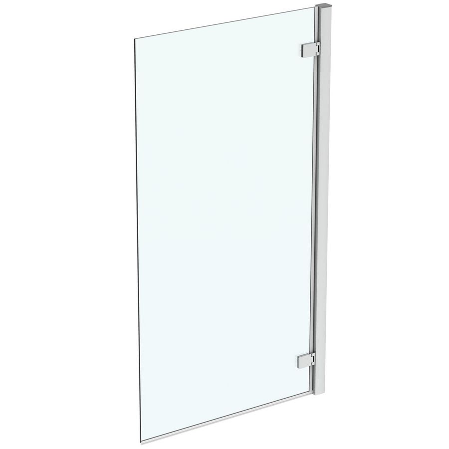 Badscherm/badklapwand I.LIFE 815x1500mm scharnieren rechts zilver