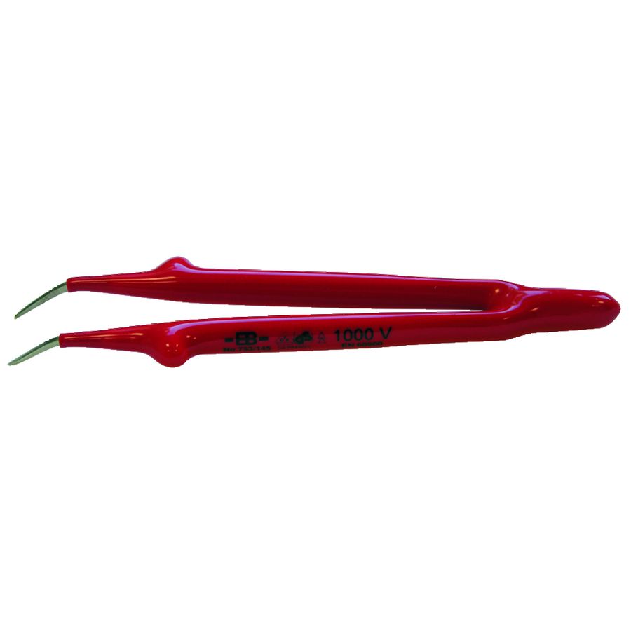Pincet isoleerd 150mm gebogen