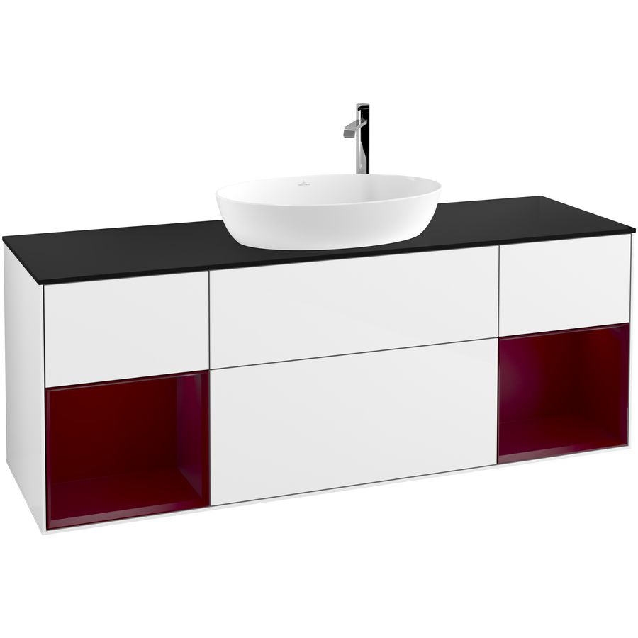 Wastafelonderkast Finion 1600x603x501mm G.White.L G982HBGF