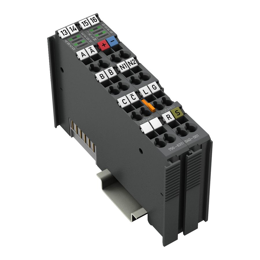 Incrementele encoderinterface DC 24 V Differentiaalingang do
