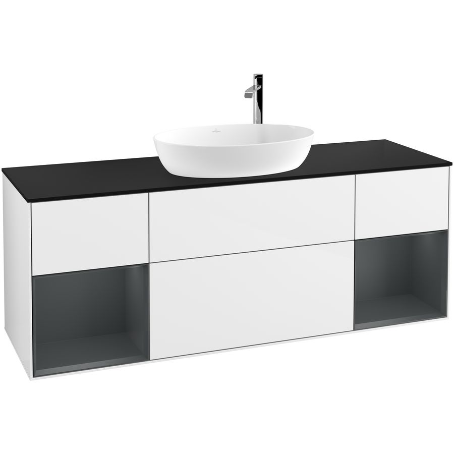 Wastafelonderkast Finion 1600x603x501mm G.White.L G982HGGF