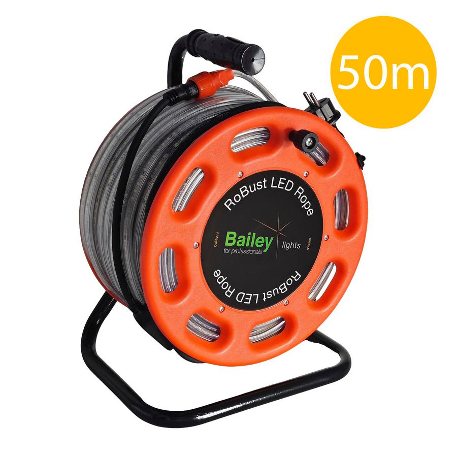 RoBust LED Rope Plus 50M 9W/m 850lm/m 4000K IP65 op haspel
