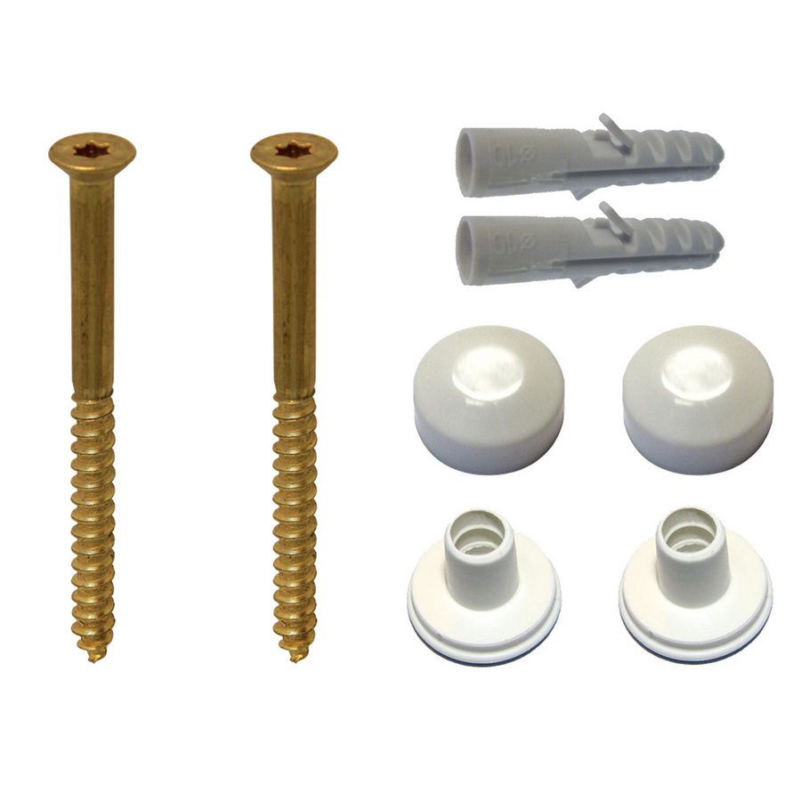 WC-set Behoe 2MF 6x70 Torx 25 ms Chroom m. pluggen VVE=100