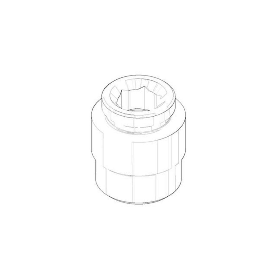 Nippel 23x26mm Champagne (22kt Goud)