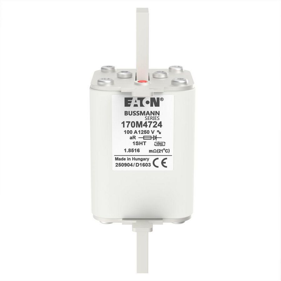 Zekering hoge snelheid 100A AC 1250V 100kA 1 53x63x1 VVE=3
