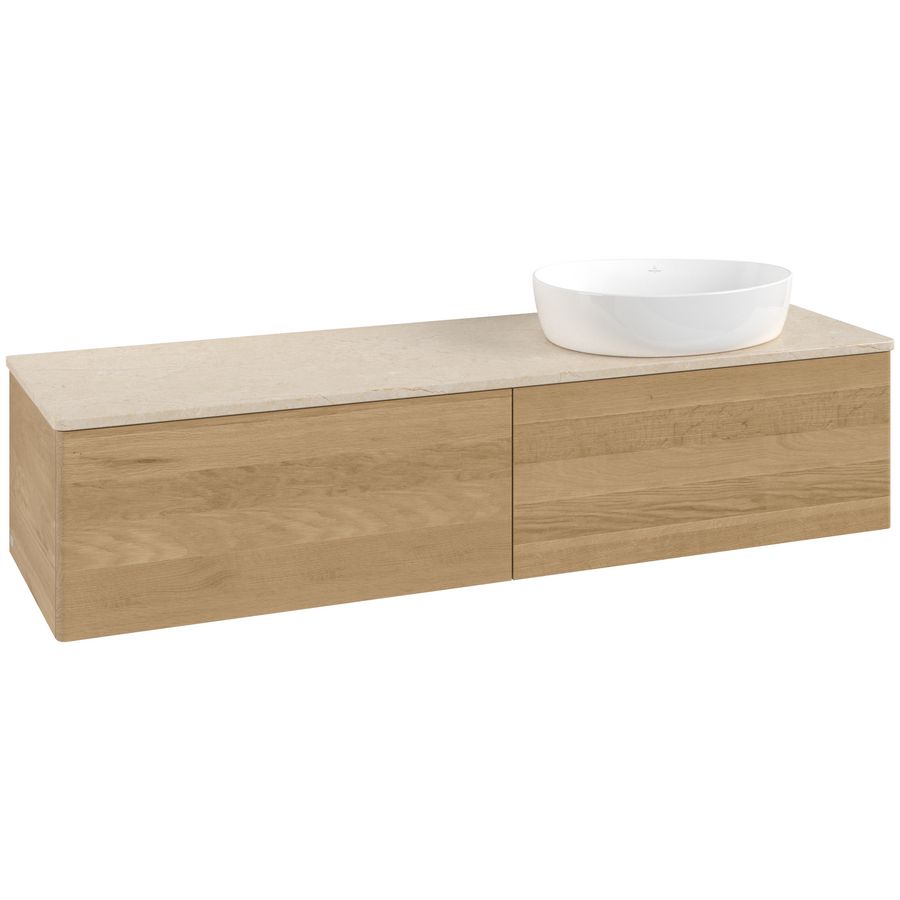 Wastafelonderkast Antao 1600x360x500mm Honey Oak K38013HN