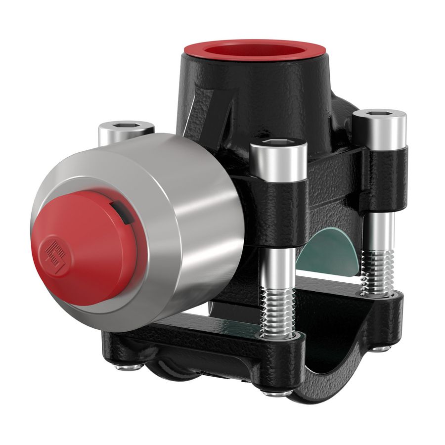 T-plus gietijzer 2.1/2"x1.1/4"x2.1/2"bn.