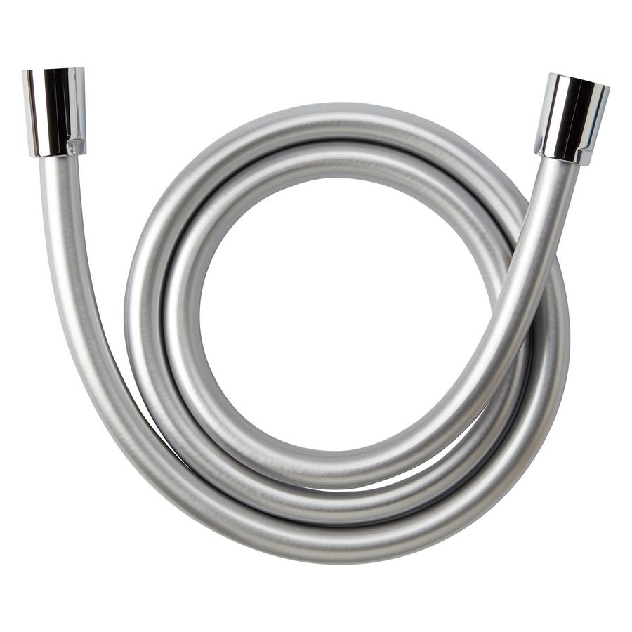 Synthetische flexibele slang lengte 125 cm silver
