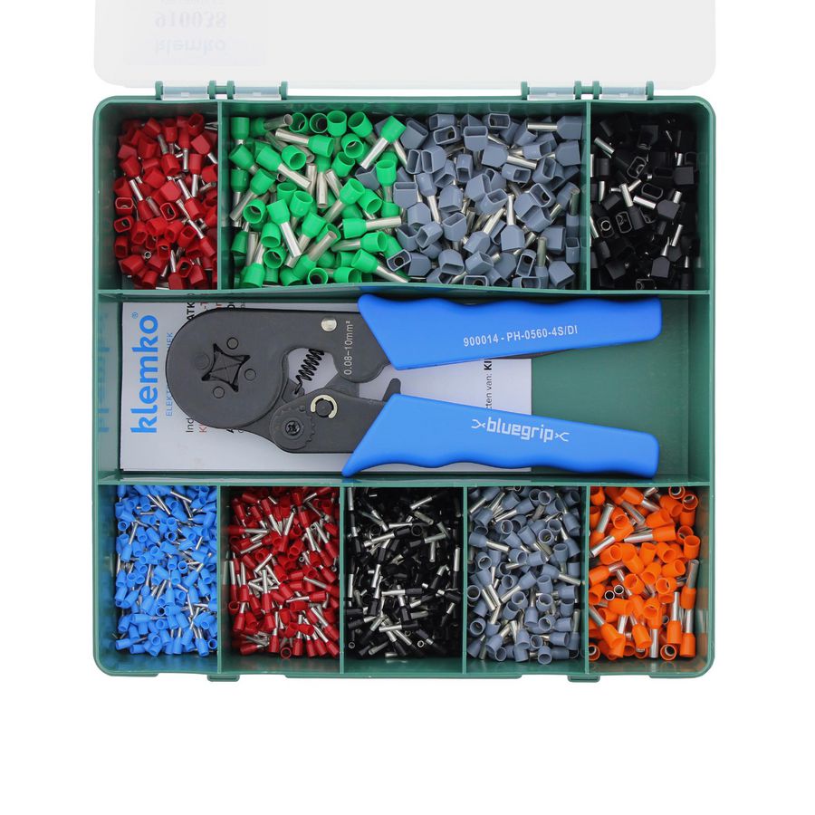 Adereindhulzen geisol. Assorti. enkel&twin incl tang Std kl
