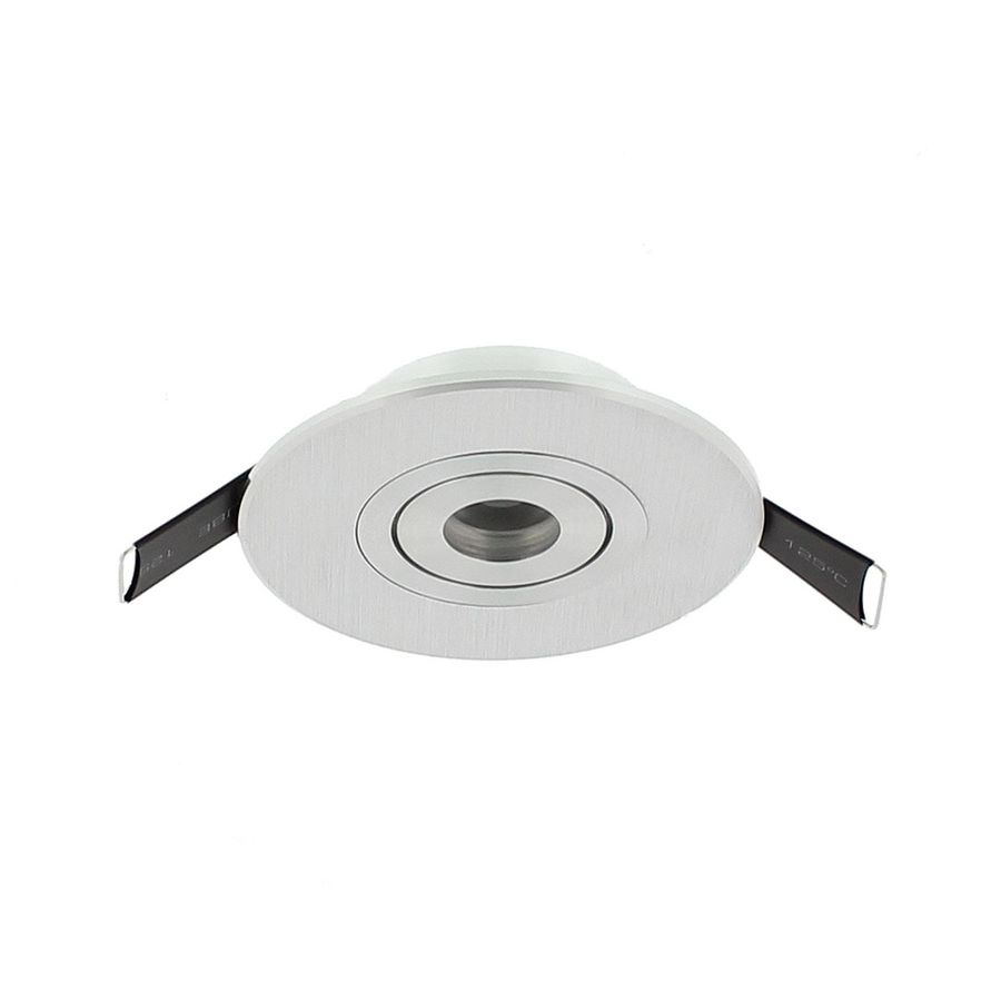 Inbouwarmatuur rond 1voudig 80mm Verona aluminium