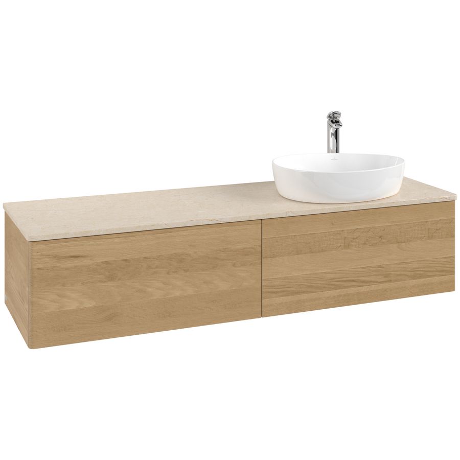 Wastafelonderkast Antao 1600x360x500mm Honey Oak K38053HN