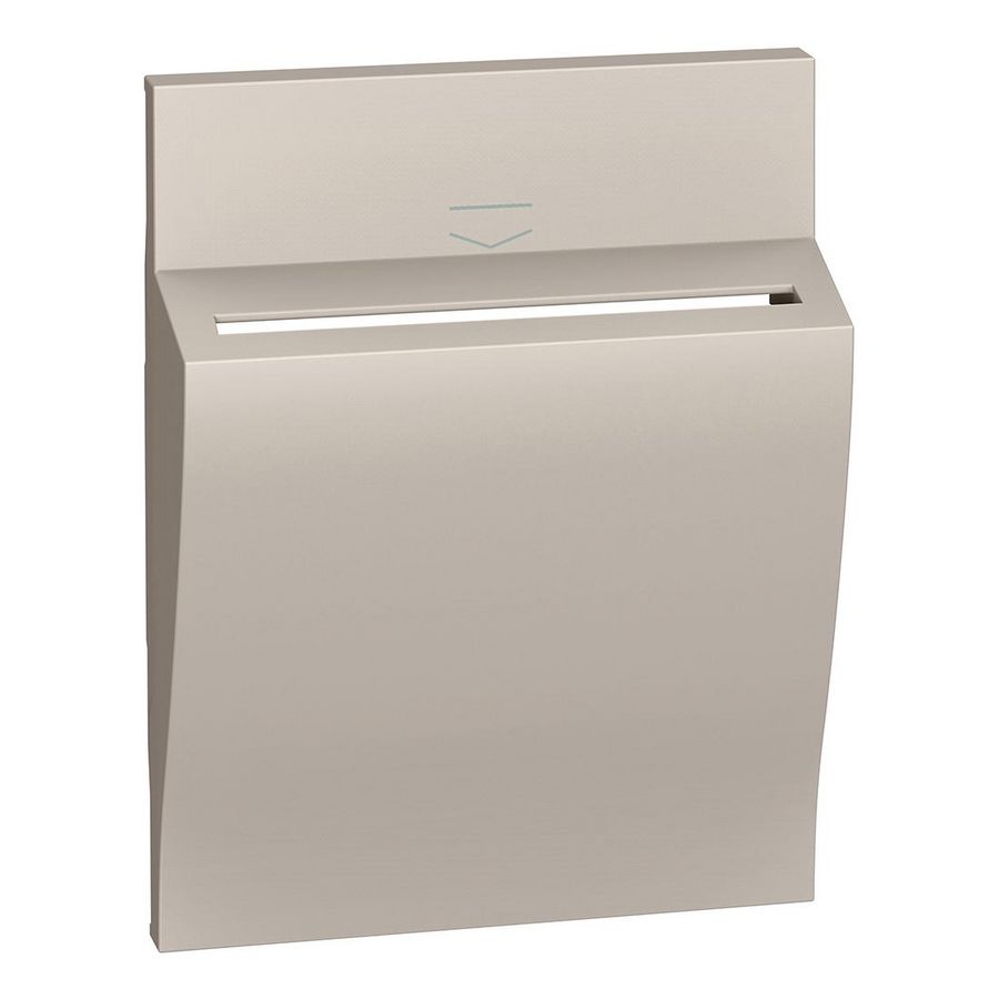 Sierplaat badge-schakelaar zand 3 module LivingNow