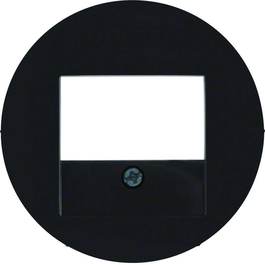 Centraaldeel RJ-datacontactdoos 2-v R.1/R.3/R.8 zwart