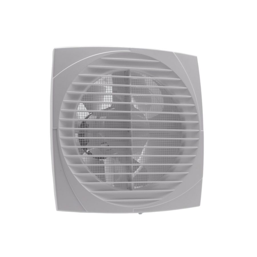 Badkamer-/ toiletventilator D 150 wit