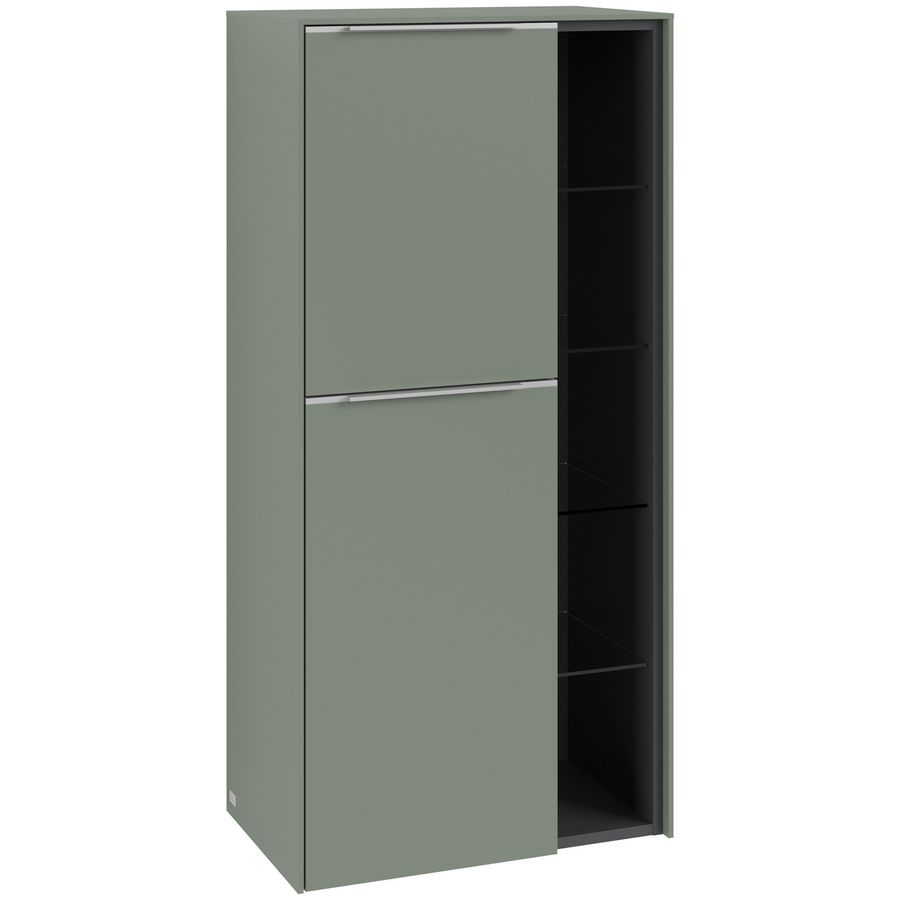 Middenkast SUBWAY 3.0 574x1200x362mm Soft Green C59800AF greep alu. glans