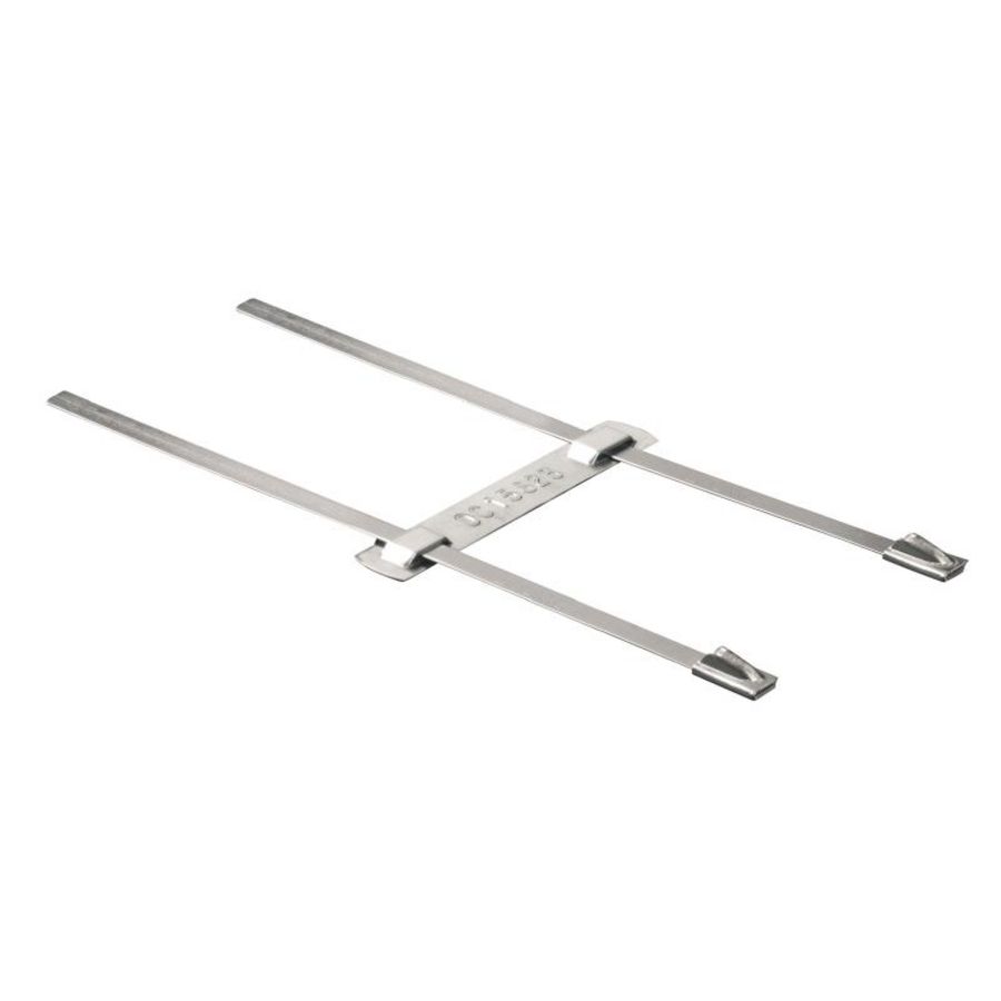 Kabelcoderingsyst. zilver Mixed characters Stainl VVE=100