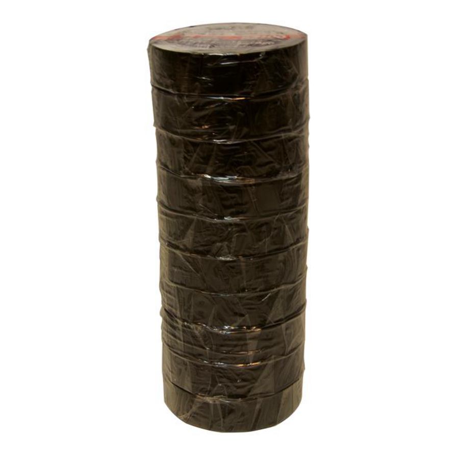 Zelfklevende tape HPX isolatietape VDE PVC 19mmx20m Zwart