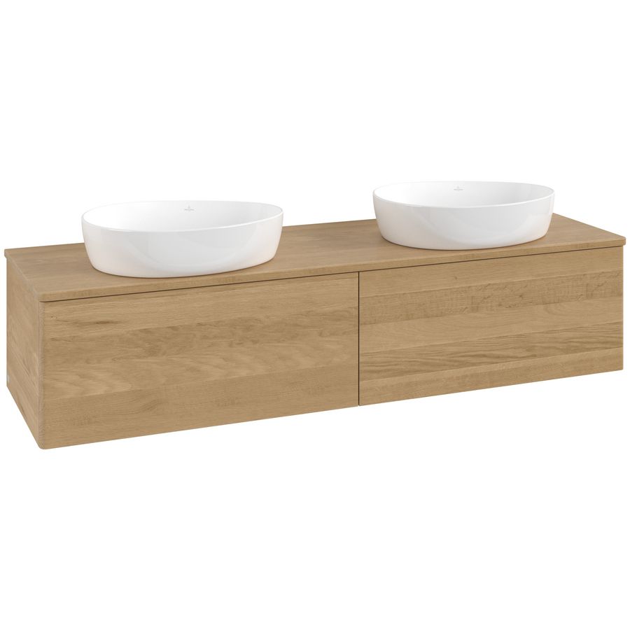 Wastafelonderkast Antao 1600x360x500mm Honey Oak K39011HN