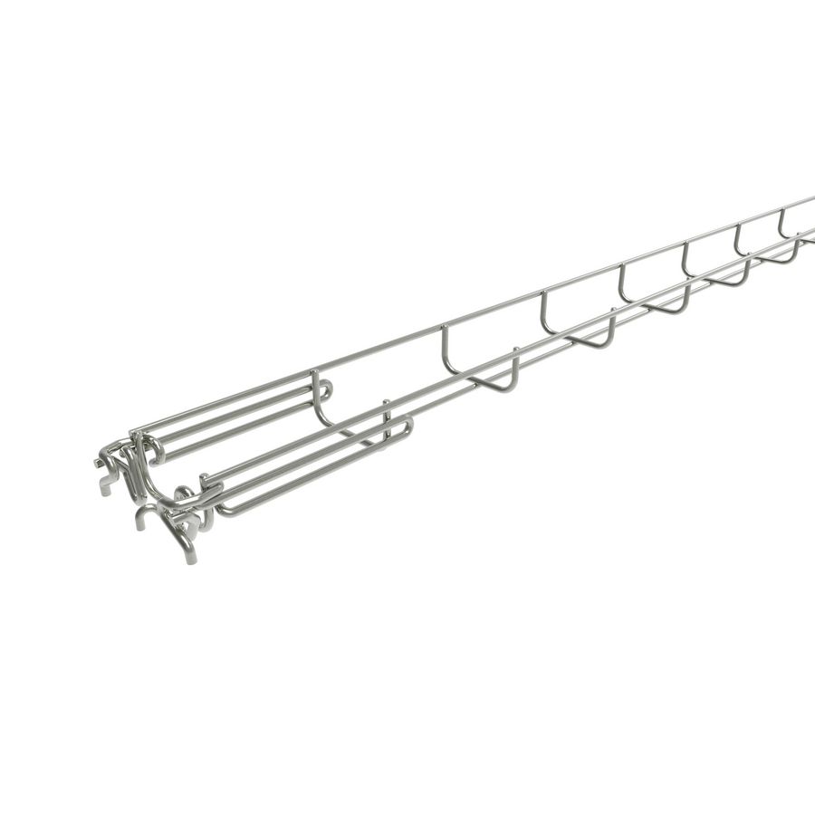 Lengte a 3m. Draadgoot Fasclic + 30/50 RVS316L