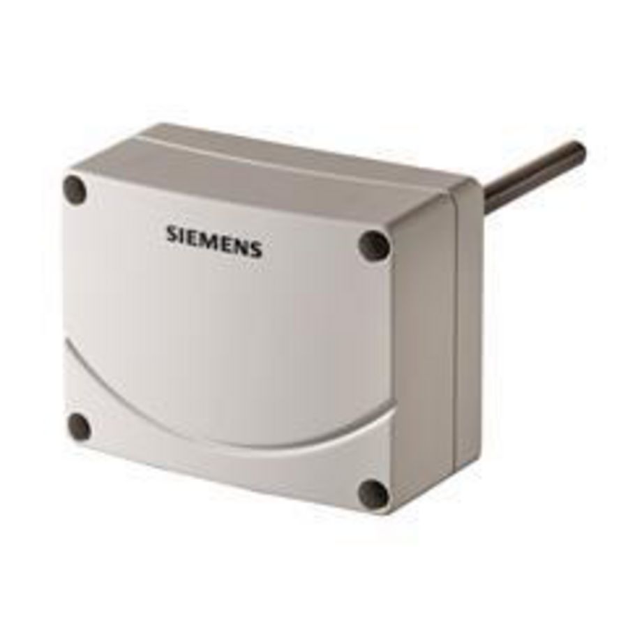 QAE1630.010 Dompeltemperatuuropnemer 100 mm, NTC 10k, zonder