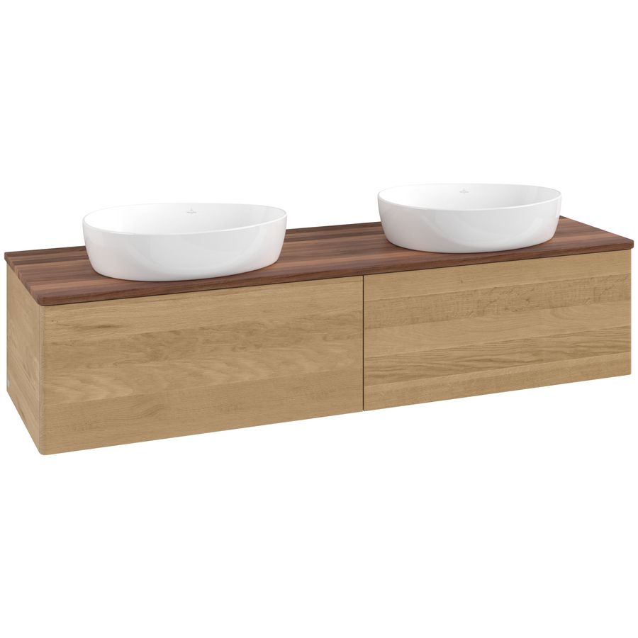 Wastafelonderkast Antao 1600x360x500mm Honey Oak K39012HN