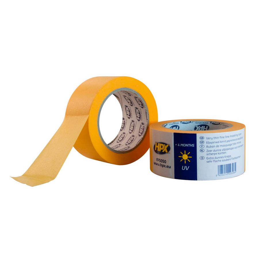 Zelfklevende tape HPX maskingtape 4400 50mmx50m Oranje
