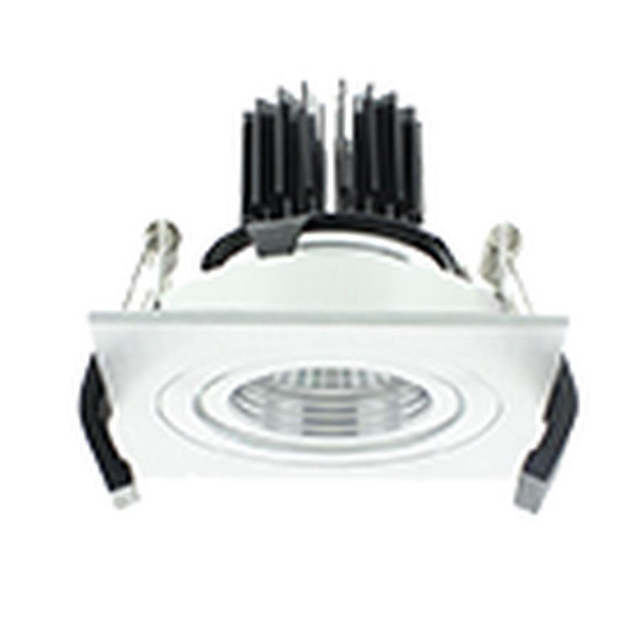 Vierkant inbouw armatuur voor Bonnita lichtbronnen Aluminium