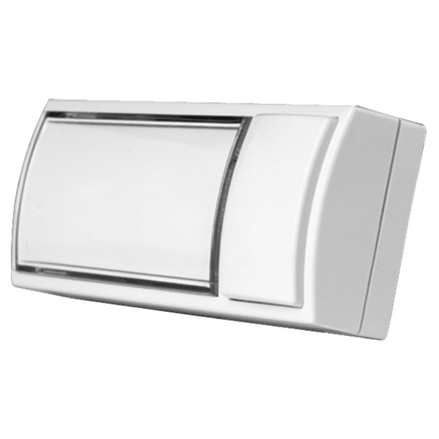 Beldrukker wit opbouwmontage met verlichting VVE=10 715011