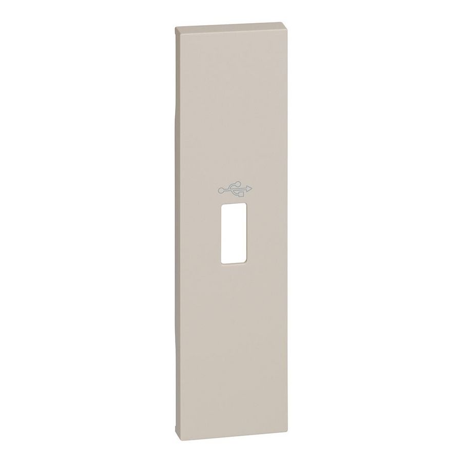 Sierplaat A/V USB connector zand LivingNow