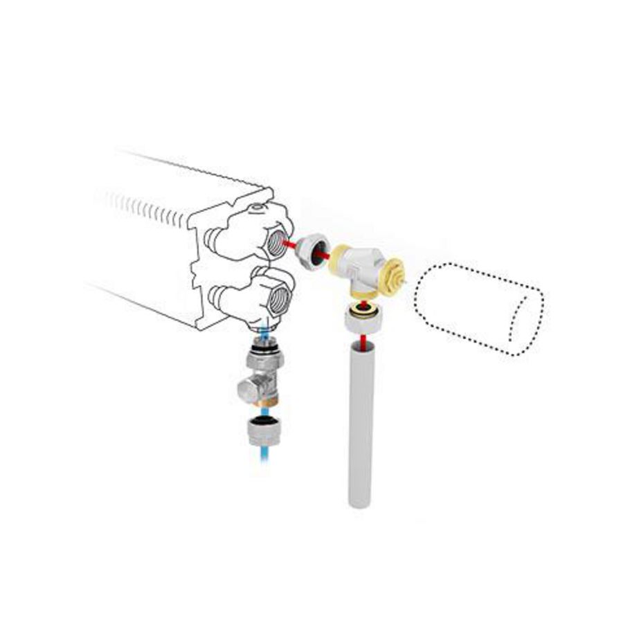 Set 222 Vlr 2P 3/4EC AW Ks-Vpe/Alu diam.16/2