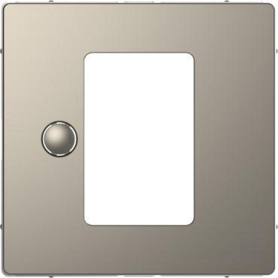 Centraalplaat tbv Touch display Nikkel metallic SysD