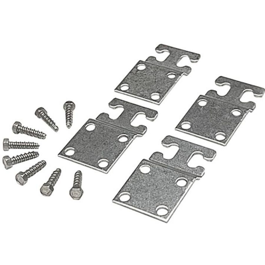 Aria bevestigingsvoetjes inox set 4st.