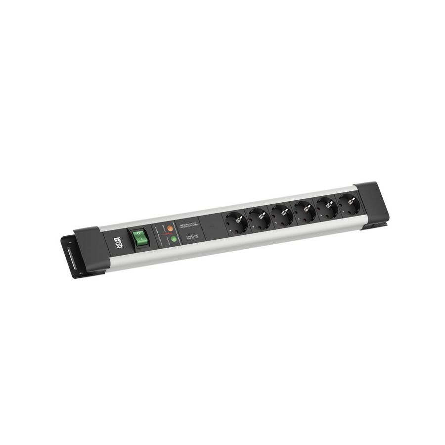 CONNECTUS 6x 230V RA oversp. beveiliging net- freq. filter s
