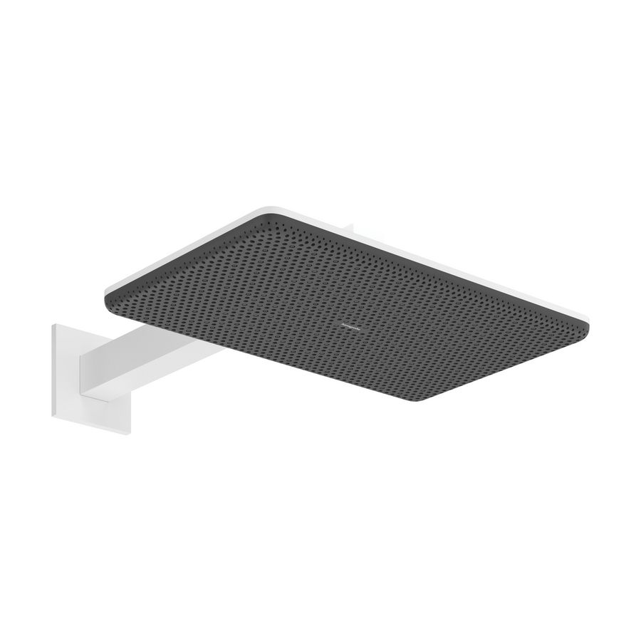 Hoofddouche Raindance Alive Q 210/340 2 straalsoorten+douchearm mat wit