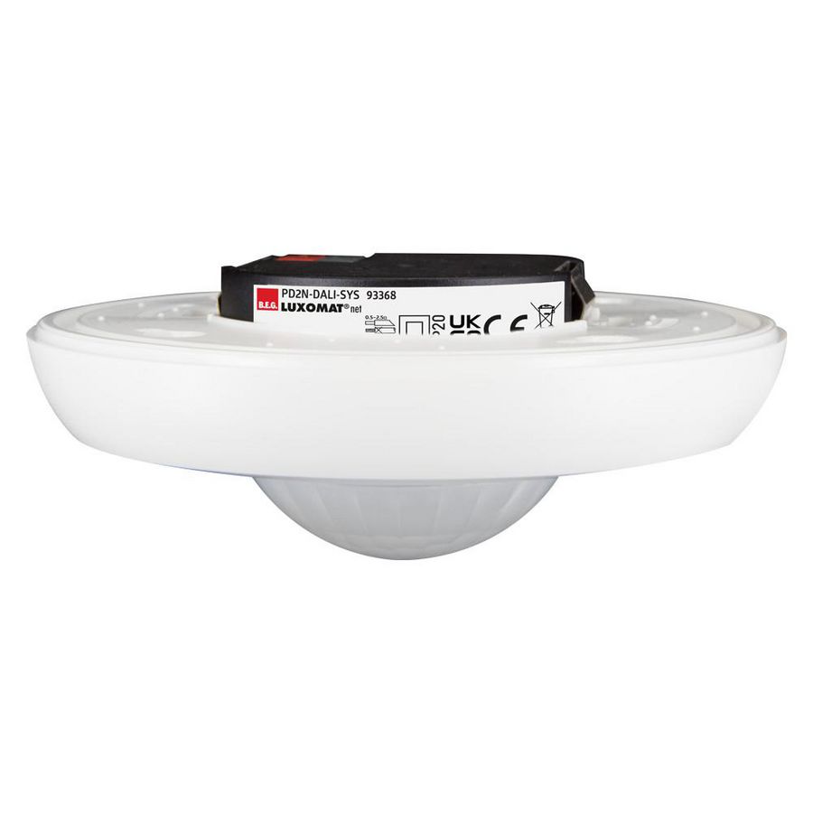 Aanwezigheidsmelder 360gr. VZ wit IP20 DALI-SYS 10m