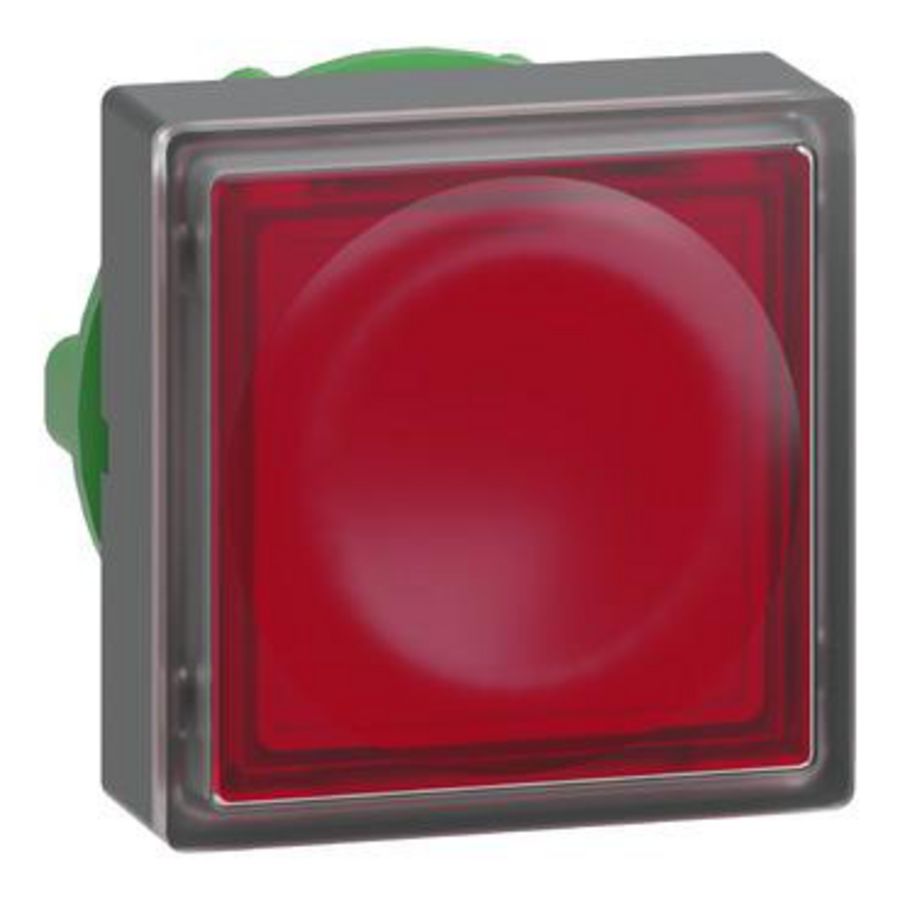 Kop drukknop Vierkant Verzonken Terugvering 22mm Ro