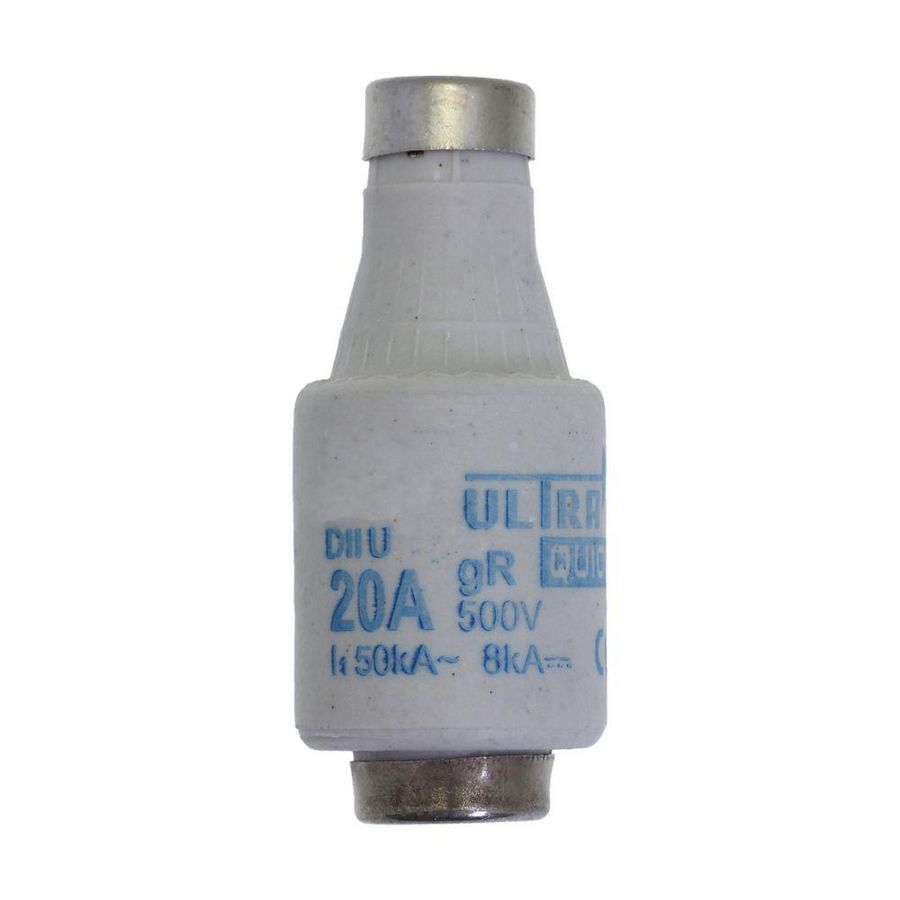 Zekering laagspanning 20A AC 500V D2 aR IEC ultra VVE=25