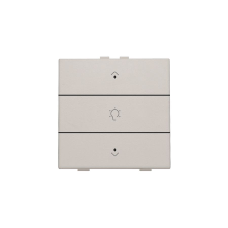 Enkelvoudige dimbediening Home Control leds light grey