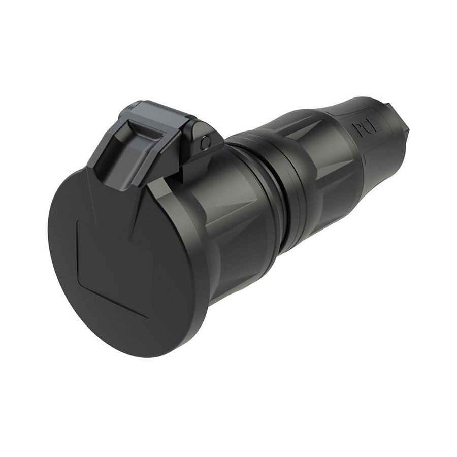 Koppelcontactstop randaarde klep TopTaurus2 zwa/zwa polyamide VVE=10