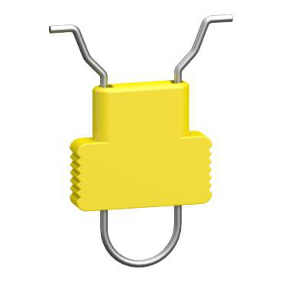 Doos a 4st. Padlocking device for C120/NC45..125 toggle