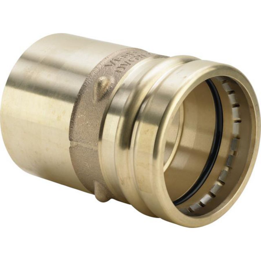 Insteekverloopsok SANPRESS XL  brons 76,1x 88,9mm spie-eind 2215.1XL