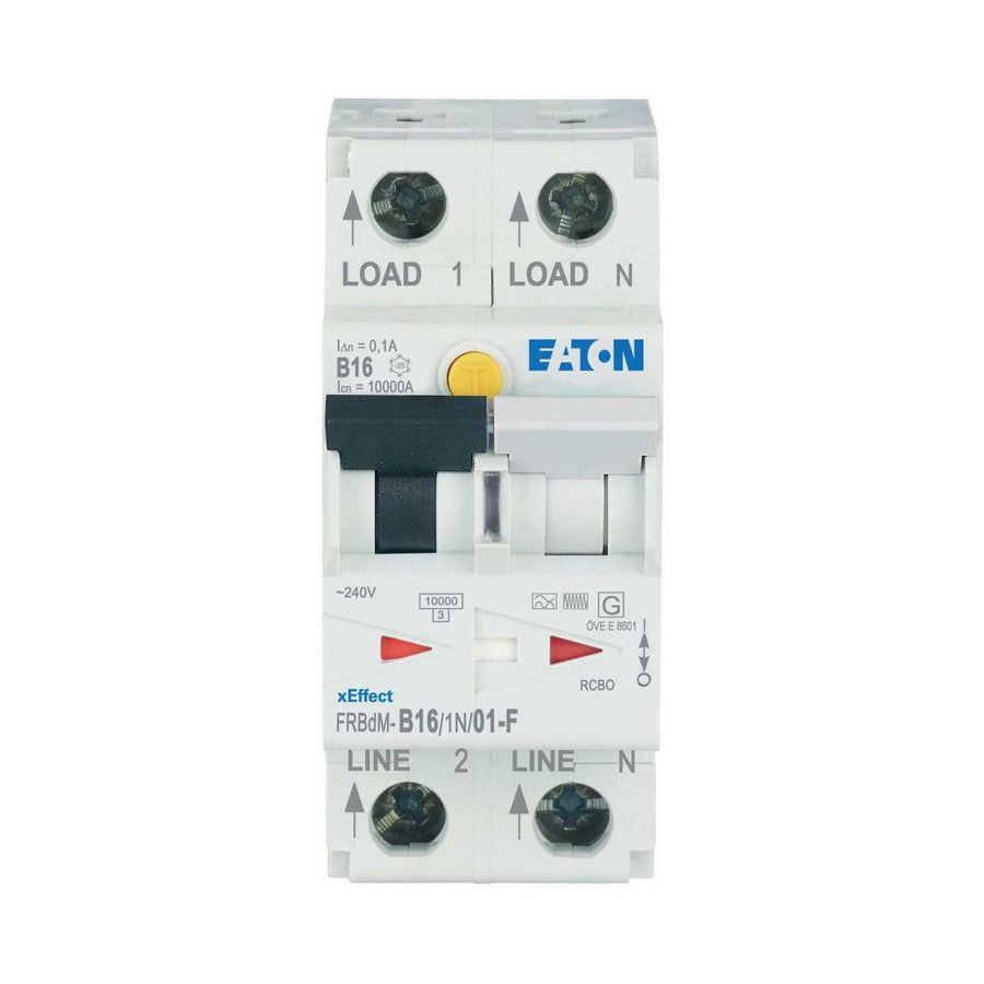 Aardlekautomaat digi RCBO FRBdM 1P+N 16A B-karakteristiek 100mA 10kA F