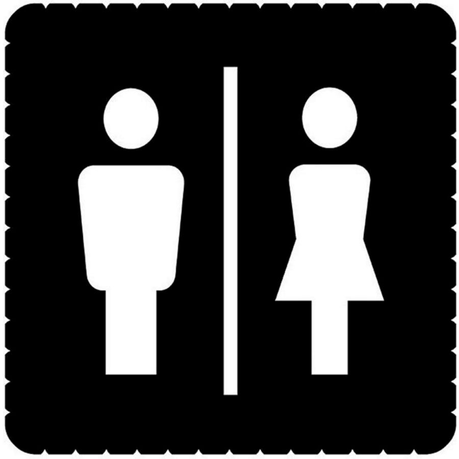 Icelight pictogram wc dames/heren