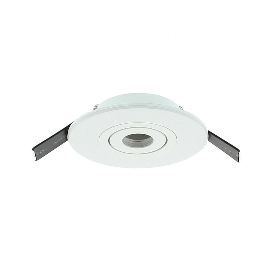 Inbouwarmatuur rond 1voudig 80mm Verona wit
