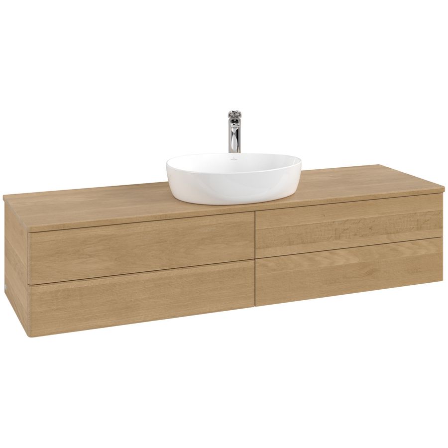 Wastafelonderkast Antao 1600x360x500mm Honey Oak L25051HN