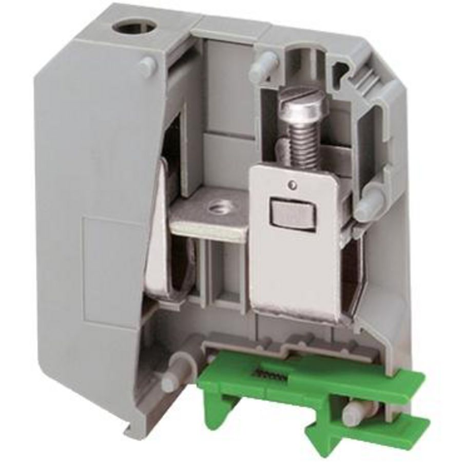 Doorvoer klemmenblok 50mm² 150A Enkel niveau Grijs VVE=10