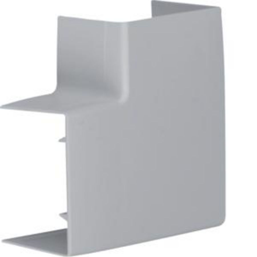 Vlakke hoek voor goot 40x60mm LF grijs
