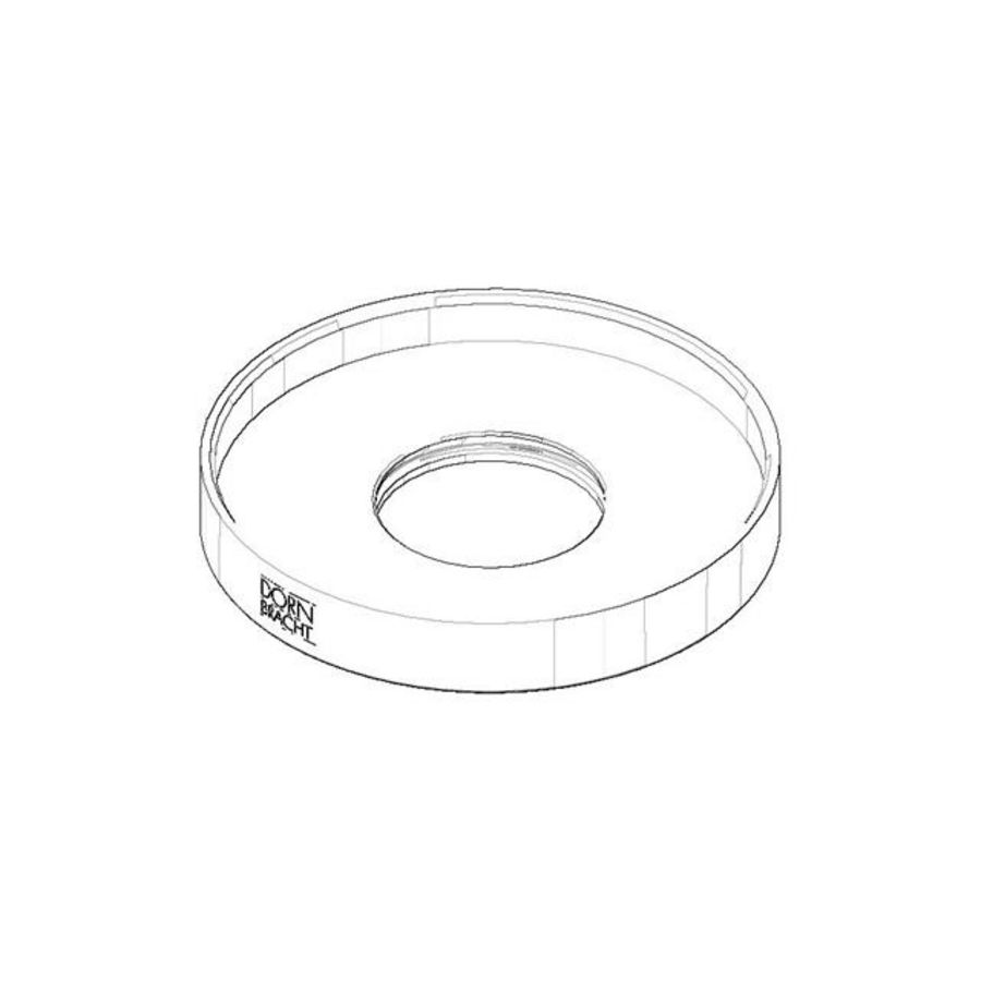 Rozet DB logo 60x9mm chr