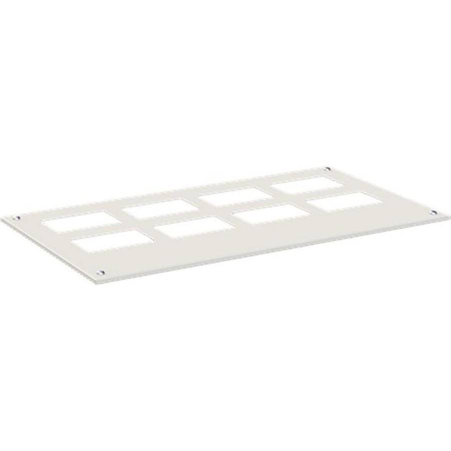 Dakplaat t.b.v 2x TZ kabelinvoerpl. BxD 1109x625mm
