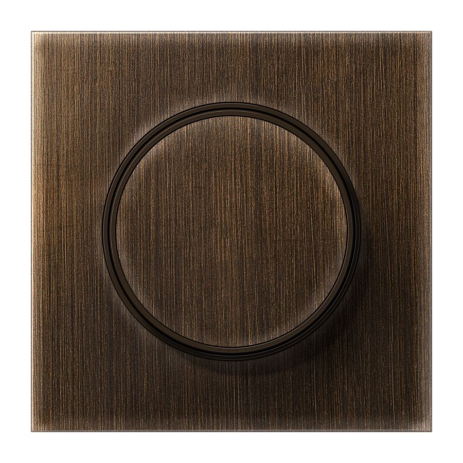 Afdekking draaidimmer LS range messing antiek